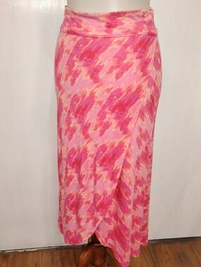 DAKINI SOFT KNIT FAUX WRAP SKIRT NWOT